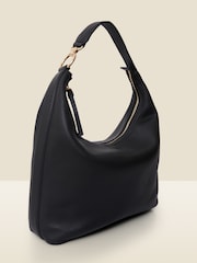 Sosandar Black Leather Large Shoulder Bag - Image 4 of 5