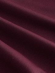 Burgunderrot - Schmale Passform - Signature 100% Cotton with Textured Smart Shirt - Image 3 of 3