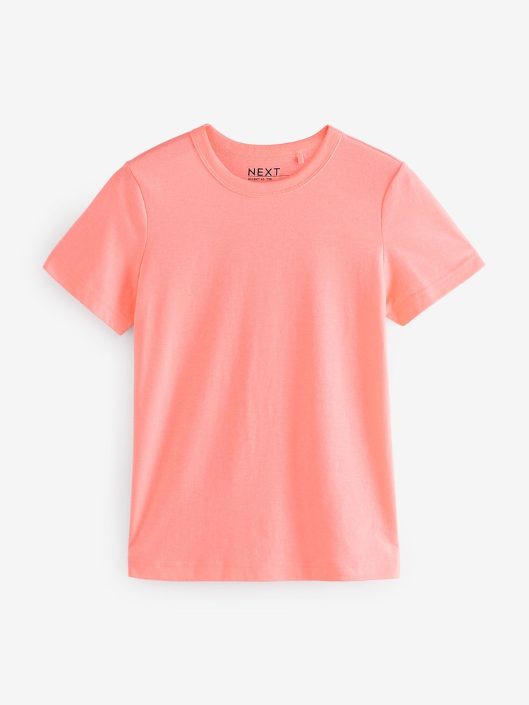 Grün/Orange/Rosa - Essential – Kurzarm-T-Shirts im 3er-Pack - Image 6 of 10