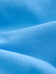Bright Blue 100% Cotton Long Sleeve T-Shirt - Image 6 of 6
