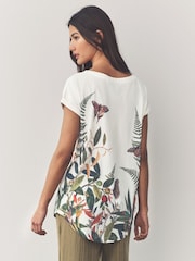 Multi Cap Sleeve T-Shirt Top - Image 3 of 7