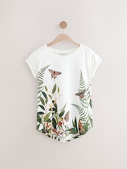 Multi Cap Sleeve T-Shirt Top - Image 5 of 7
