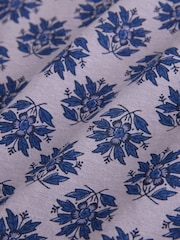 Indigo Blue Cap Sleeve T-Shirt Top - Image 6 of 6