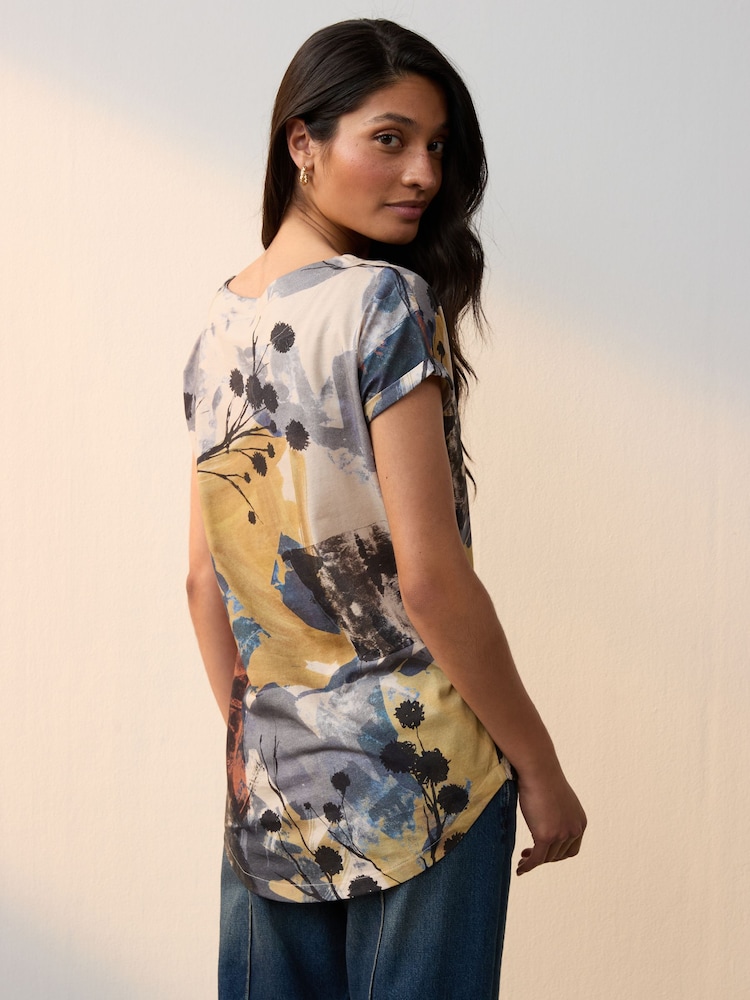 Roze - Verpakking van 3 T-shirts met kapmouwen van 100% katoen - Image 4 of 11