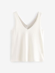 White/Black/Grey Marl Modal Slouch Vests 3 Pack - Image 6 of 10