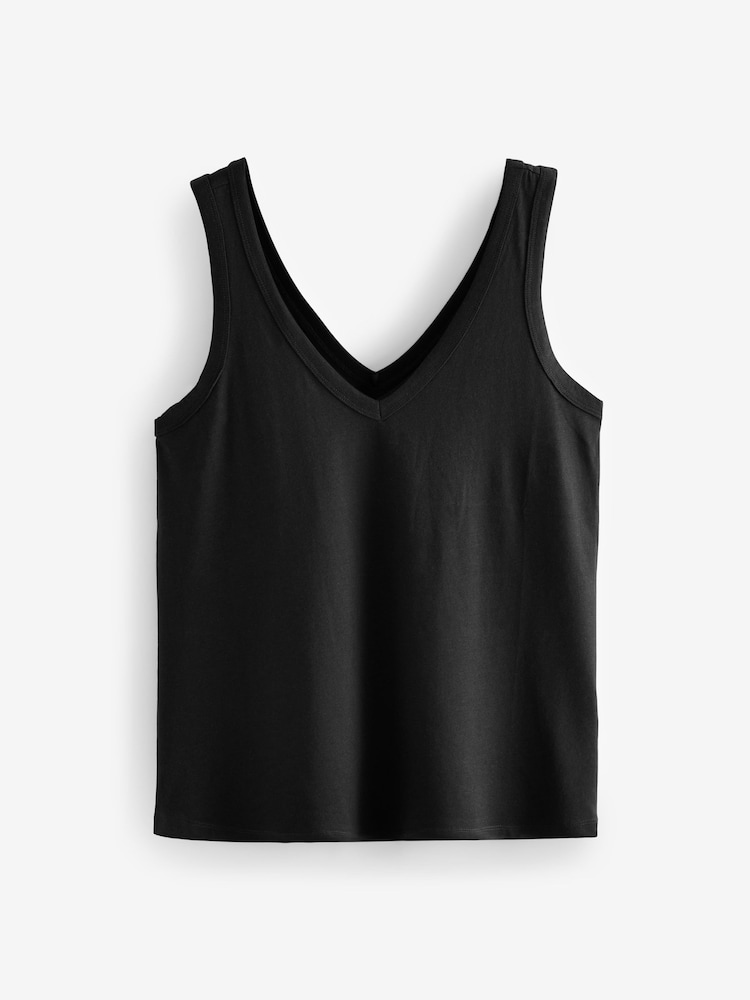 Blanc/Noir/Gris chiné - Lot de 3 gilets souples en modal - Image 8 of 10