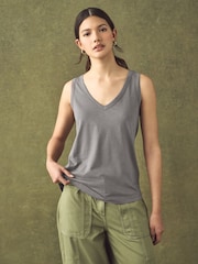 Grey Modal Slouch Vest - Image 1 of 7