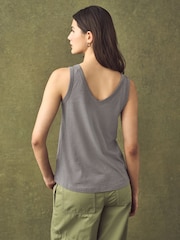 Grey Modal Slouch Vest - Image 3 of 7