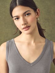 Grey Modal Slouch Vest - Image 4 of 7