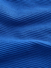 Cobalt Blue Ribbed Bra Top - Image 7 of 7
