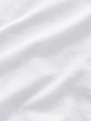 Ecru Valentines Essential Pure Cotton Short Sleeve Crew Neck T-Shirt - Image 6 of 6