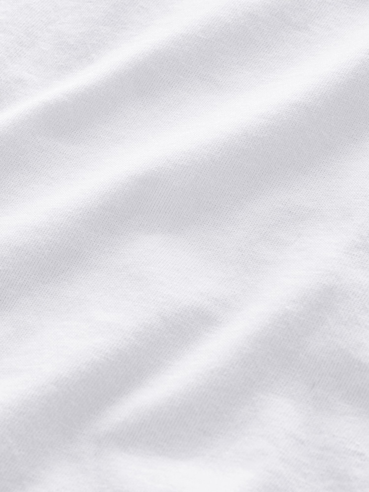 Crudo - Camiseta básica de algodón puro y manga corta con cuello redondo y diseño de San Valentín - Imagen 6 de 6 Crudo - Camiseta básica de algodón puro y manga corta con cuello redondo y diseño de San Valentín - Imagen 6 de 6