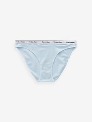 Calvin Klein Blue Modern Logo Bikini Briefs - Image 1 of 7