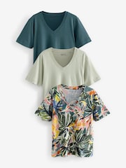 Multi Modal Slouch Short Sleeve T-Shirt 3 Pack - Image 1 of 11