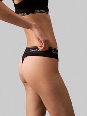 Calvin Klein Natural Modern Logo Thong - Image 2 of 4