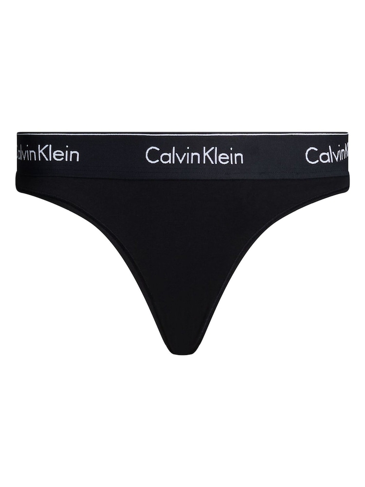 Calvin Klein Natural Modern Logo Thong - Image 4 of 4
