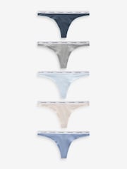 Calvin Klein Современные стринги с логотипом 5 набор - Изображение 1 из 6
