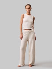 Calvin Klein Cream White Lounge Trousers - Image 1 of 5
