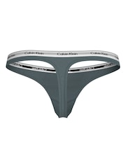 Calvin Klein Blue Modern Logo Thong - Image 2 of 5
