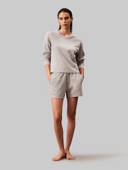 Calvin Klein Grey Relaxed Crew Pullover Sweater - Image 3 of 6
