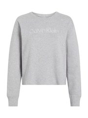 Calvin Klein Grey Relaxed Crew Pullover Sweater - Image 6 of 6