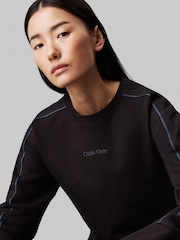 Calvin Klein Black 100% Cotton Crew Pullover Sweater - Image 4 of 4