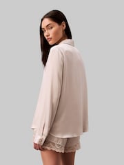 Calvin Klein Light Grey Long Sleeved Button Down Shirt - Image 2 of 5