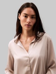 Calvin Klein Light Grey Long Sleeved Button Down Shirt - Image 4 of 5