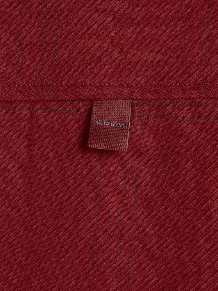 Calvin Klein Red 100% Cotton Long Sleeved Button Down Top - Image 7 of 7