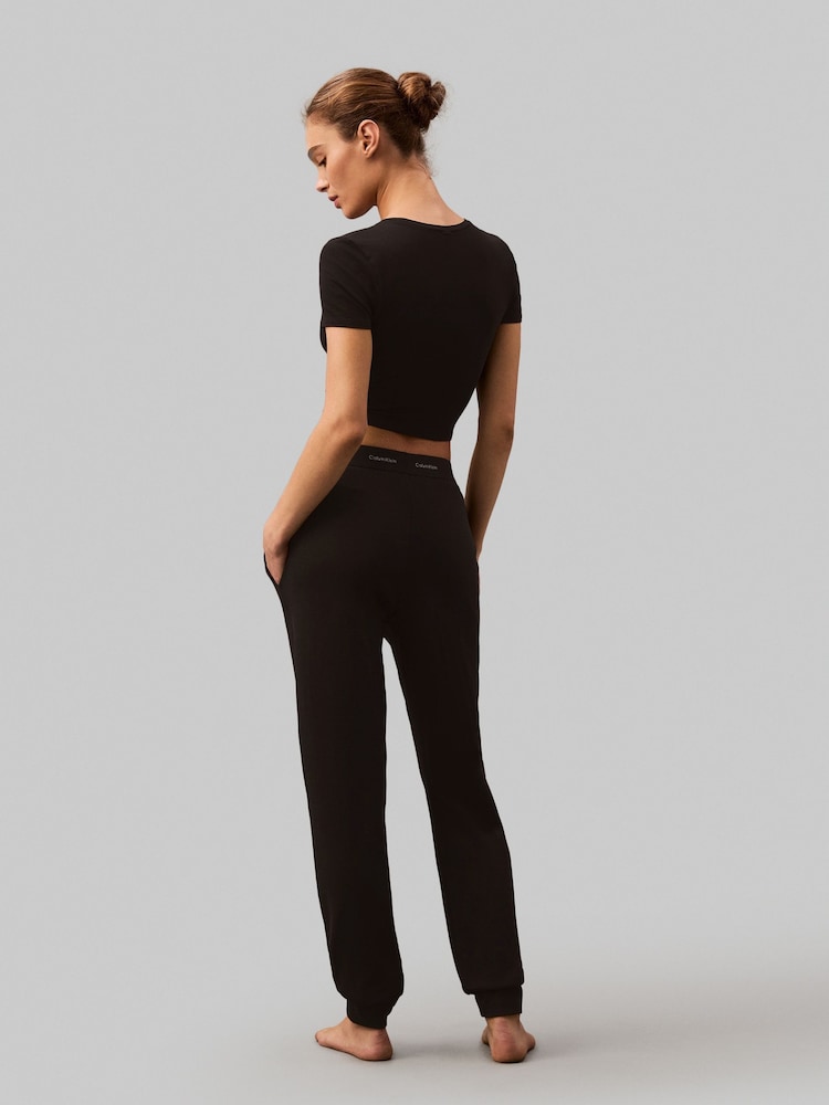 Calvin Klein Black Joggers - Image 2 of 7 Calvin Klein Black Joggers - Image 2 of 7