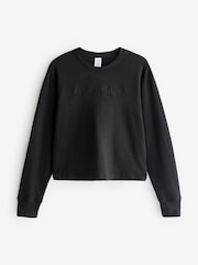 Calvin Klein Black Relaxed Crew Pullover Sweater - Image 5 of 6