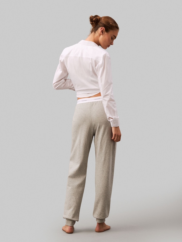 Calvin Klein Grey Joggers - Image 2 of 7 Calvin Klein Grey Joggers - Image 2 of 7