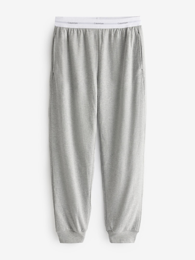Серый - Calvin Klein спортивные брюки - Изображение 7 из 7