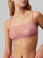 Calvin Klein Red Modern Lace Unlined Bralette - Image 3 of 3