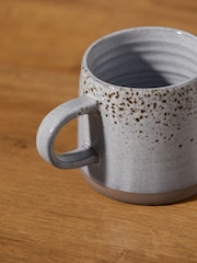 MADE.COM White Speckle Breta Mug - Image 4 of 5