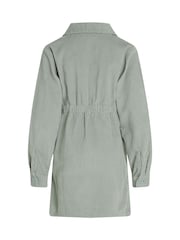 Calvin Klein Green Corduroy Shirt Dress - Image 5 of 5