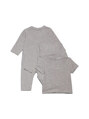 Calvin Klein Grey Monologo Essentials Gift Pack Polo Shirt - Image 2 of 2