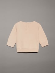 Calvin Klein Pink Monogram Logo Sweater - Image 2 of 3