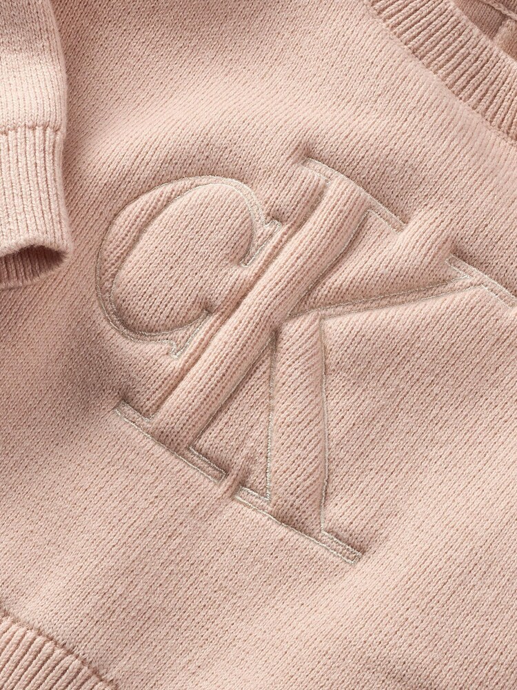 Calvin Klein Pink Monogram Logo Sweater - Image 3 of 3