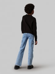 Calvin Klein Blue Mid Rise Straight Jeans - Image 2 of 4