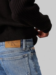 Calvin Klein Blue Mid Rise Straight Jeans - Image 4 of 4