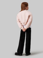 سترة بومبر من الساتان بقصة واسعة من Calvin Klein - صورة 3 من 4