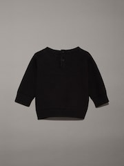Calvin Klein Black Monogram Logo Sweater - Image 2 of 3