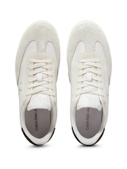 Calvin Klein White Classic Cupsole Low Mix Trainers - Image 4 of 6