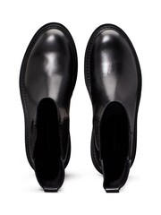 Calvin Klein Black Flatform Leather Chelsea Boots - Image 5 of 6