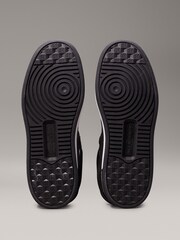 Calvin Klein White Basket Cupsole Low Mix Trainers - Image 6 of 7