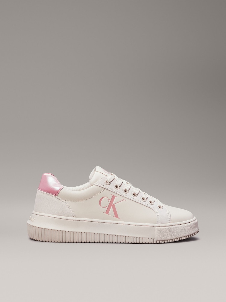 Calvin Klein кожаные кроссовки на массивной подошве - Image 1 of 7