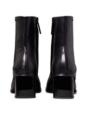 Calvin Klein Black Leather Ankle Boots - Image 4 of 7