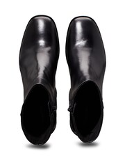 Calvin Klein Black Leather Ankle Boots - Image 5 of 7