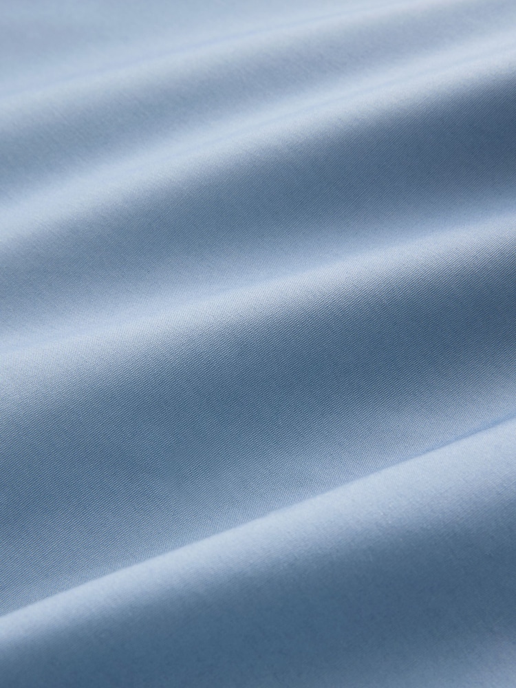 Cornflower Blue Slim Fit Easy Care Single Cuff Smart Shirt - Image 10 of 10 Cornflower Blue Slim Fit Easy Care Single Cuff Smart Shirt - Image 10 of 10